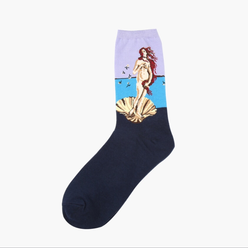 Women socks. New Art Van Gogh