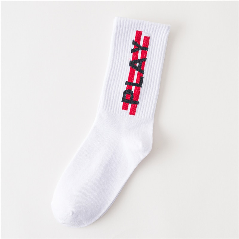 Men’s humor words printing socks